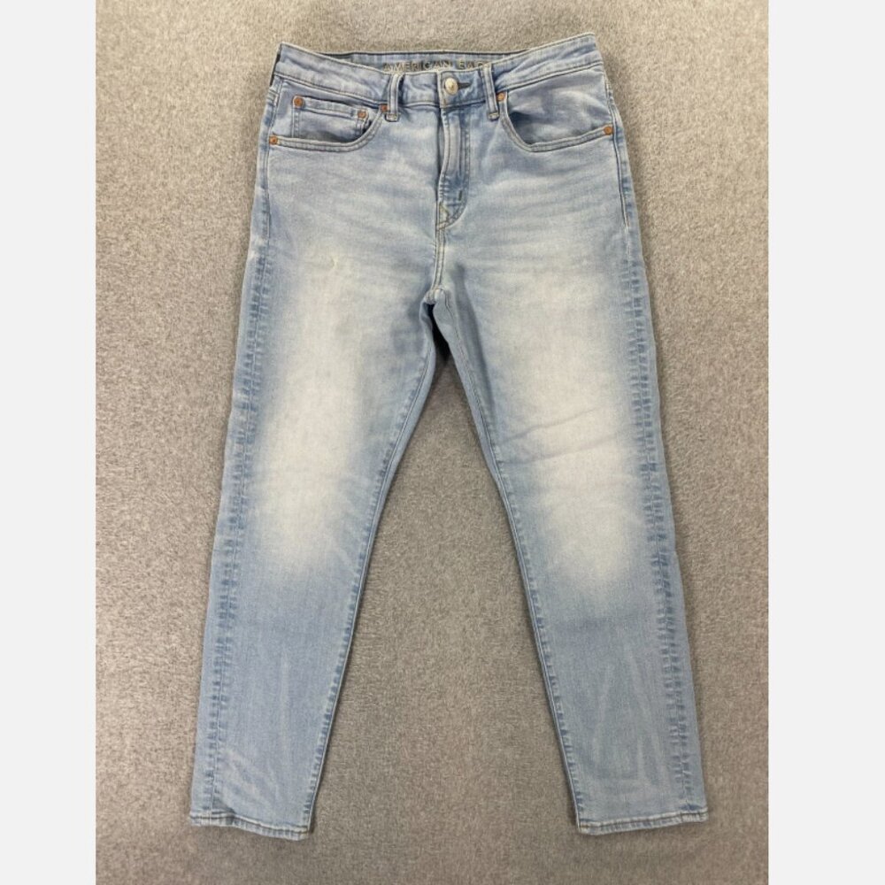 American Eagle Women's Blue Stretch Denim Jeans